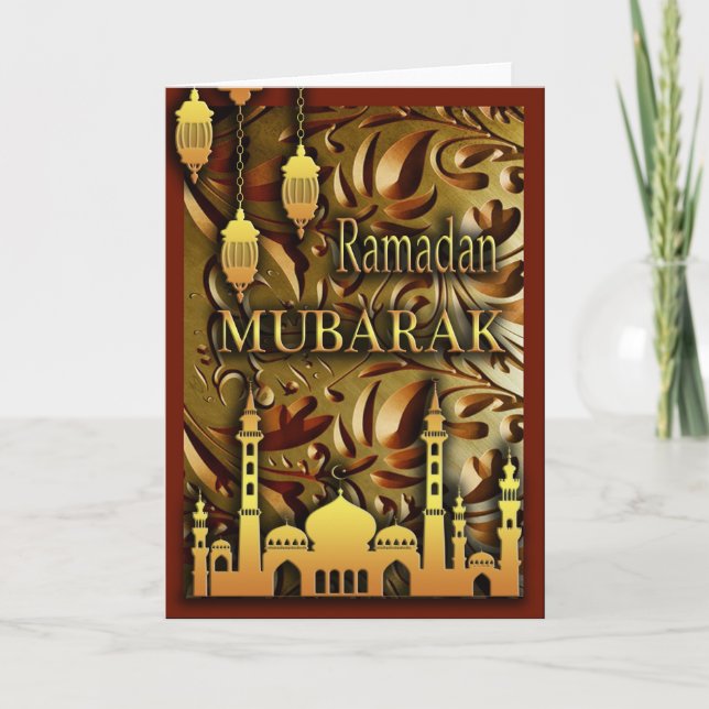 Ramadan Mubarak Card (Front)