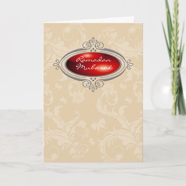 Ramadan Mubarak Card (Front)
