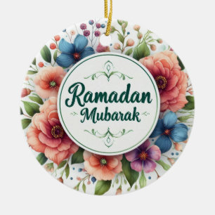 Ramadan  Mubarak  Ceramic Ornament