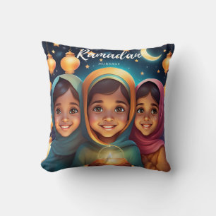 Ramadan Mubarak Children's Candle Cushion