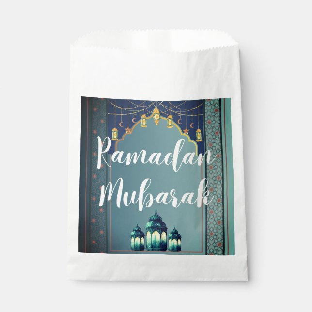 Ramadan Mubarak Favor Bags  (Front)