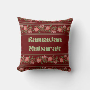 Ramadan Mubarak Islamic Arabesque Border pattern  Cushion