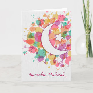 Ramadan Mubarak Islamic Greeting Card! Card