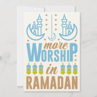 Ramadan Mubarak Kareem Invitation