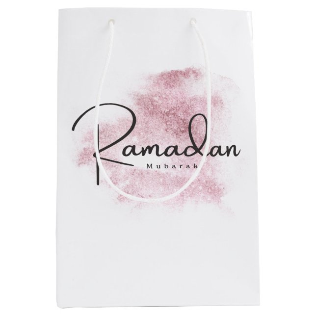 Ramadan Mubarak karem Medium Gift Bag (Front)