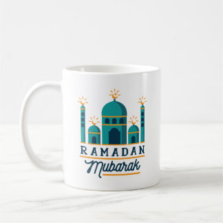 Ramadan Mubarak Mosque Crescent Art Coffee Mug