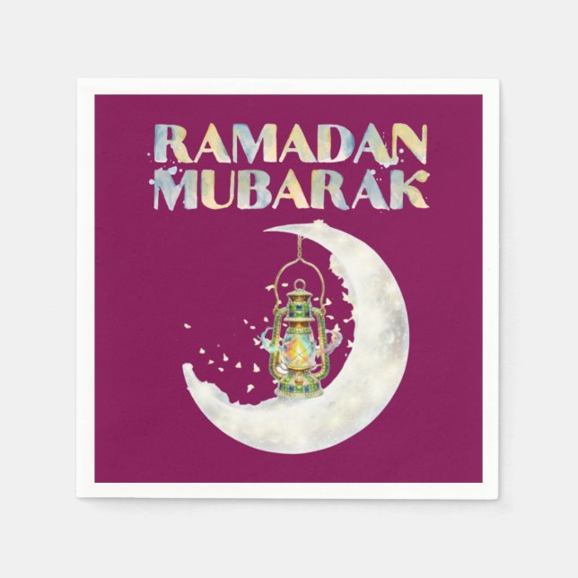 Ramadan Mubarak Napkin (Front)