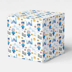 Ramadan Mubarak Pattern Favour Box