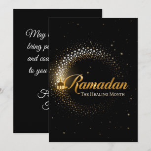 Ramadan MubaraK Personalised Holiday  Card