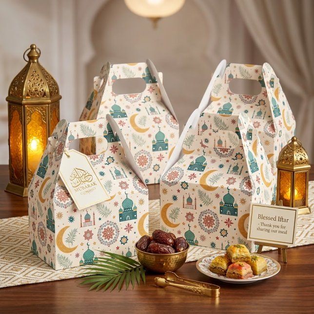 Ramadan Mubarak -Ramadan Kareem -Iftar Favor Boxes (Creator Uploaded)