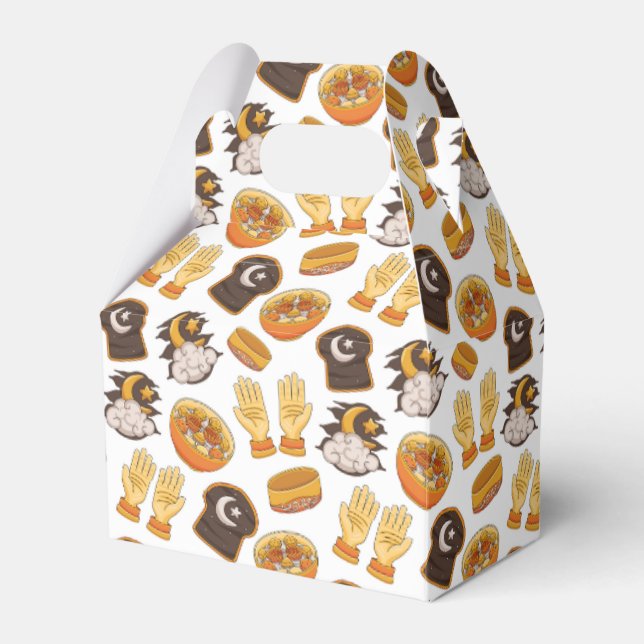 Ramadan Mubarak -Ramadan Kareem -Iftar Favour Boxe Box (Front Side)