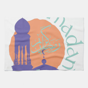 Ramadan Mubarak Tea Towel