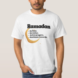 Ramadan Noun No Food Big Rewards T-Shirt