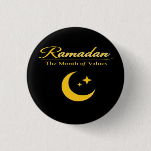 Ramadan of Values 3 Cm Round Badge