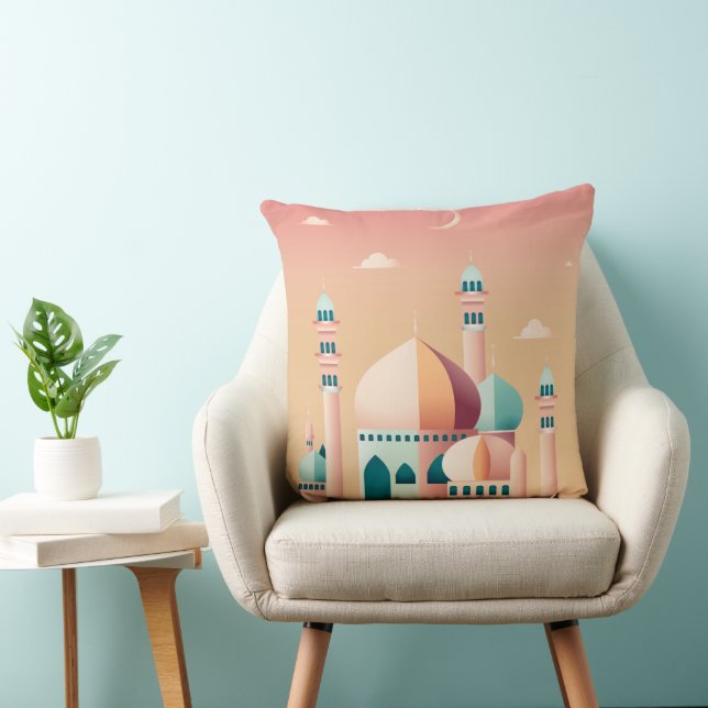 Ramadan Pillow – Ornate Mosque (Chair)