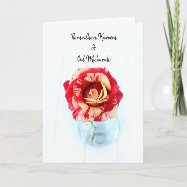 Ramadhan Kareem and Eid al Mubarak Card (Front)