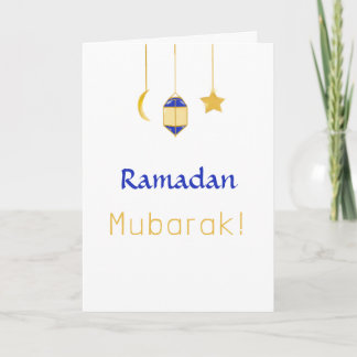 Ramadhan Mubarak Note Card