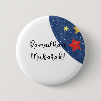 Ramadhan Mubarak To The World 6 Cm Round Badge