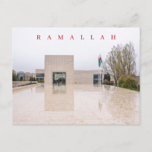Ramallah Arafat Mausoleum view postcard