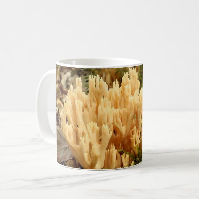 Ramaria stricta Fungi Mug (Front Left)