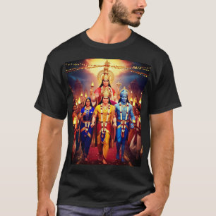 Rama's Return to Ayodhya T-Shirt Celebrate Lord