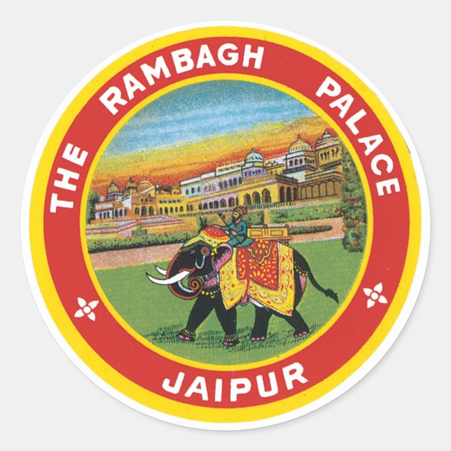 Rambagh Palace, Jaipur Label (Front)