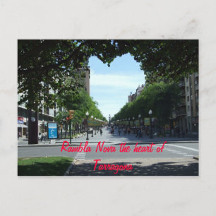 Rambla Nova the heart of Tarr... Postcard