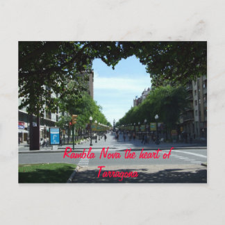 Rambla Nova the heart of Tarr... Postcard