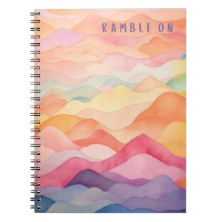 Ramble On Watercolor Notebook