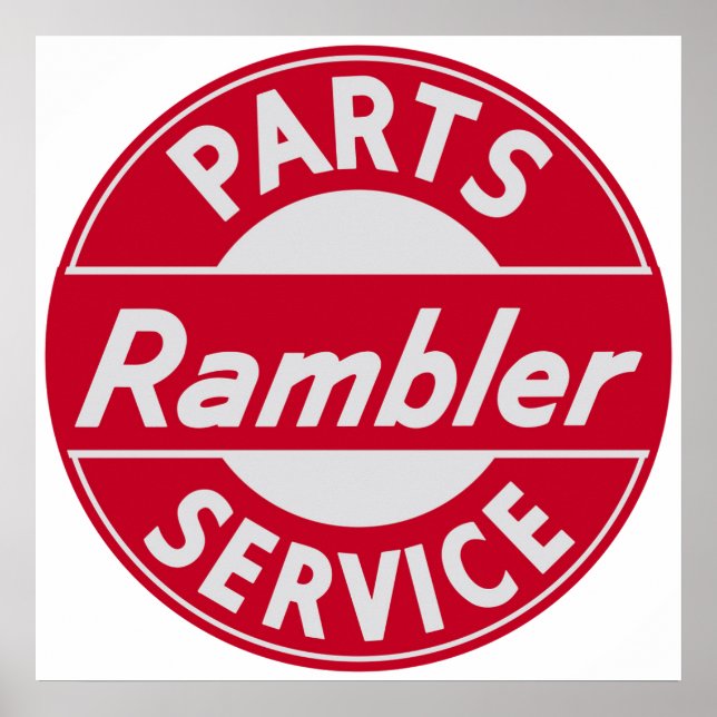 Rambler Parts and Service sign (Front)