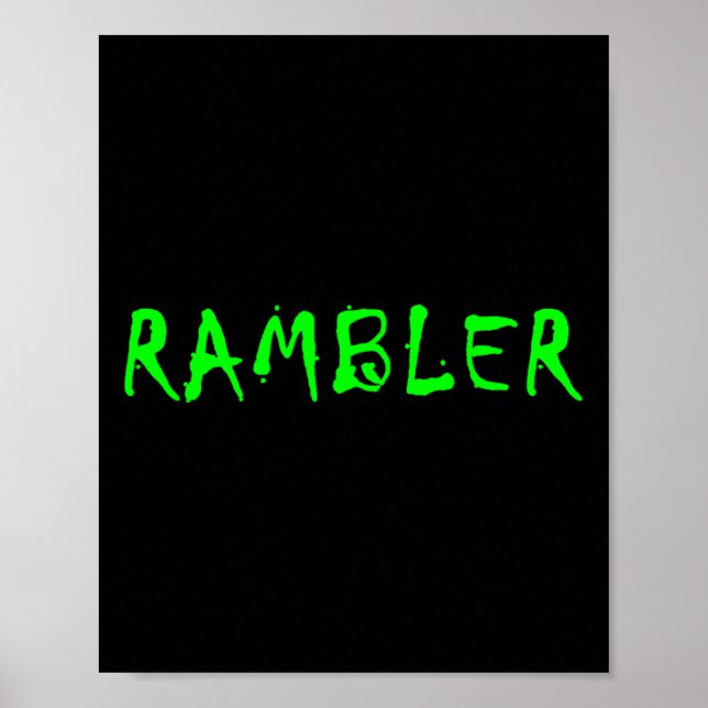 Rambler  poster (Front)