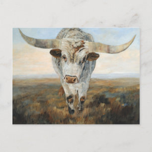 Ramblin' On Cow Postcard