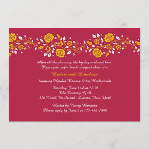 Rambling Rose Invitation