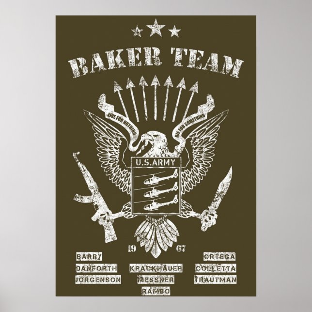 Rambo  Baker Team Poster (Front)