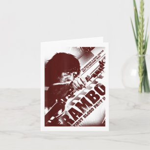 Rambo First Blood Part Ii Youve Got To Become War  Card