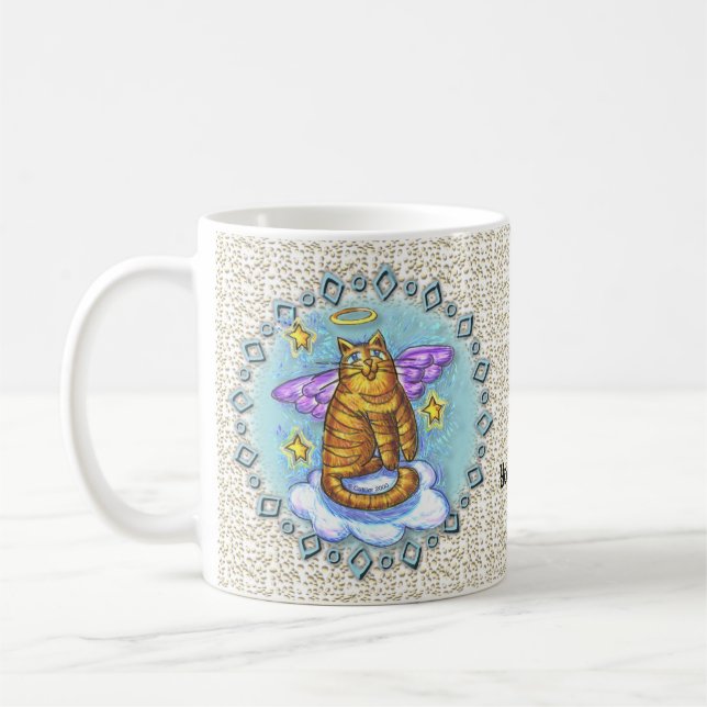 Rambo Kitty Cat Angel mug (Left)