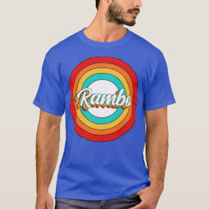 Rambo Name Shirt Vintage Rambo Circle