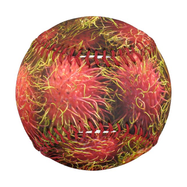 Rambutan Tropical Fruit Baseball (Front)