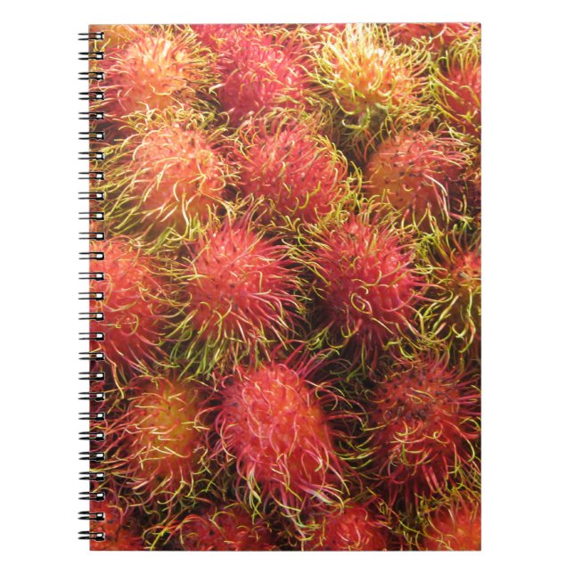 Rambutan Tropical Fruit Notebook (Front)