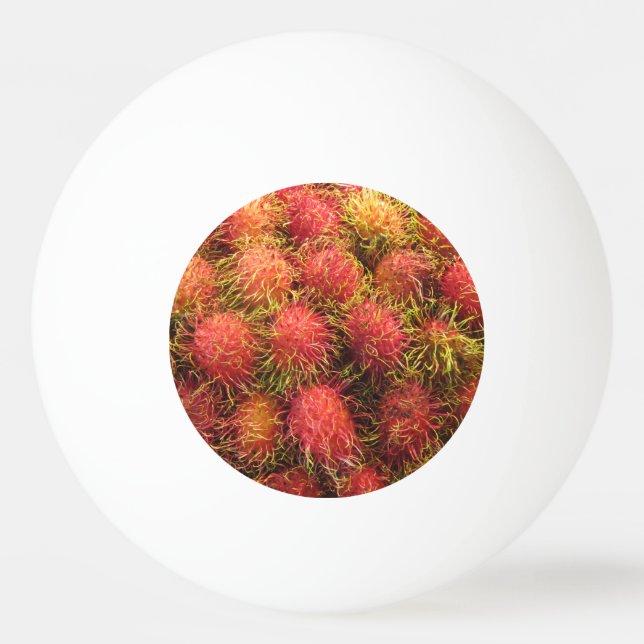Rambutan Tropical Fruit Ping Pong Ball (Front)
