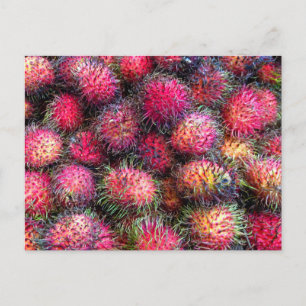 Rambutans photo postcard