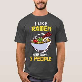 Ramen And 3 People Japanese Food 1310 T-Shirt