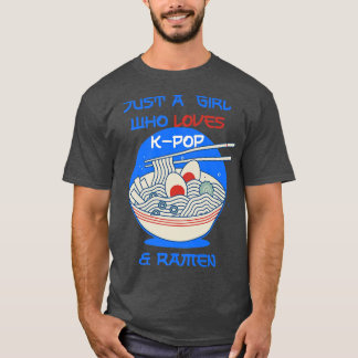 Ramen And K-pop Funny For Teen Girls1326 T-Shirt