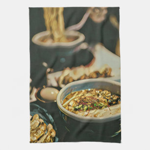 Ramen artwork tea towel