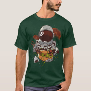 Ramen Astronaut Vintage Kawaii Otaku Japanese Nood T-Shirt