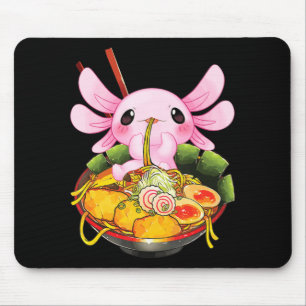 Ramen Axolotl Kawaii Anime Japanese Food Gift Girl Mouse Pad