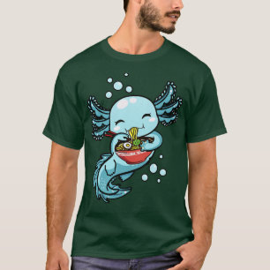 Ramen Axolotl Kawaii Anime Japanese Food Gift Girl T-Shirt