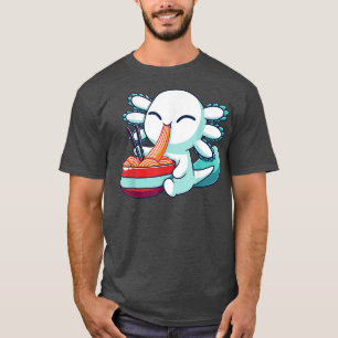 Ramen Axolotl Kawaii Anime Japanese Food Gift Kid T-Shirt
