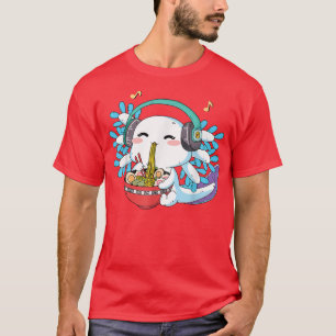 Ramen Axolotl Kawaii Anime Japanese Food Girls Tee