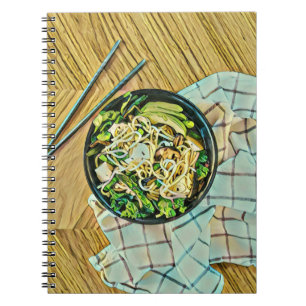 Ramen birthday gift notebook